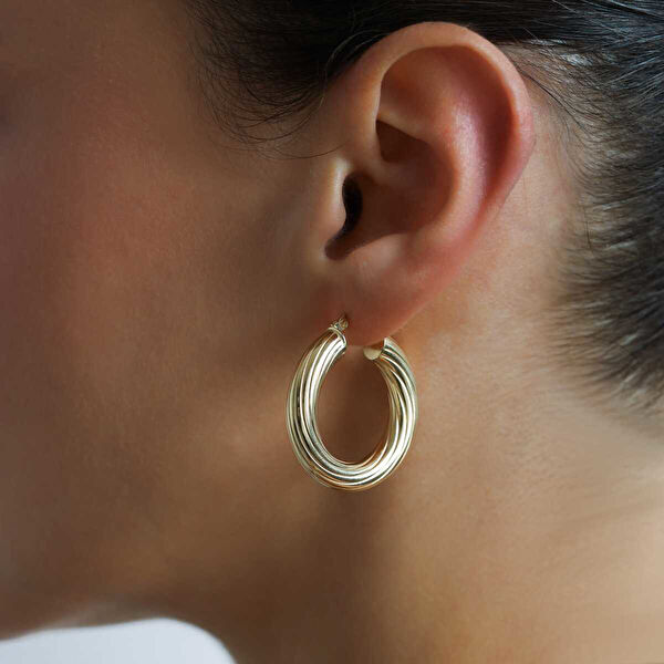 Cherry By Özkonak Altın Küpe