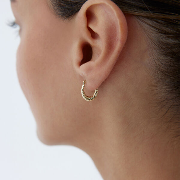 Cherry By Özkonak Altın Küpe