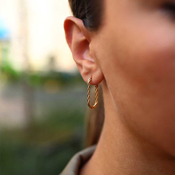 Cherry By Özkonak Altın Küpe