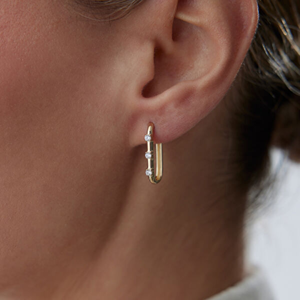 Cherry By Özkonak Altın Küpe