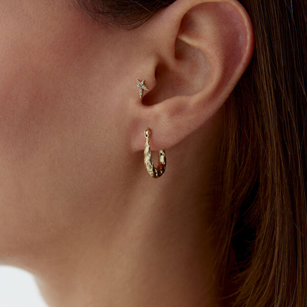 Cherry By Özkonak Altın Küpe