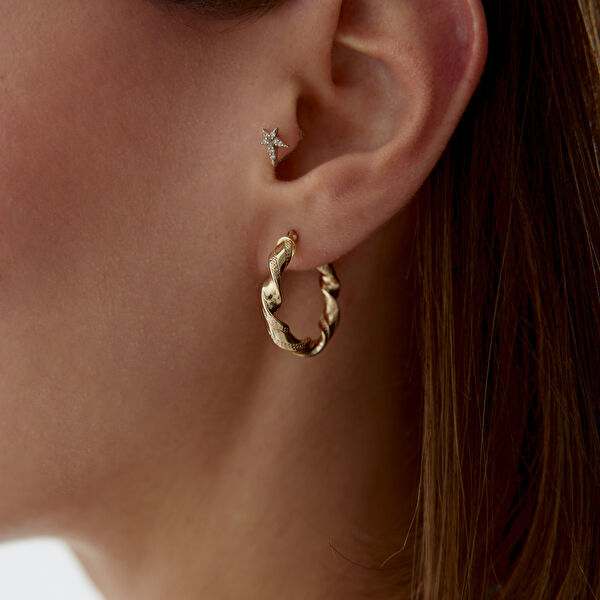 Cherry By Özkonak Altın Küpe