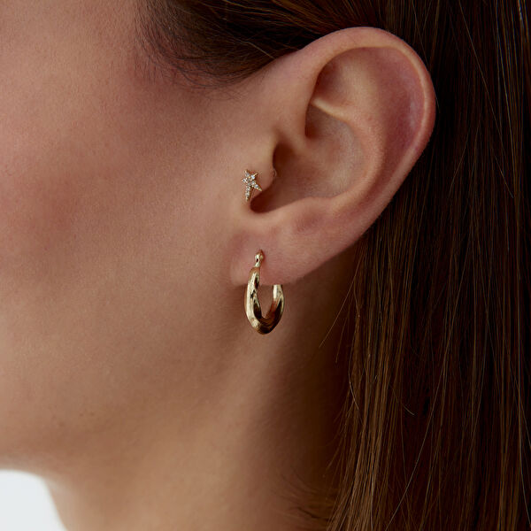 Cherry By Özkonak Altın Küpe