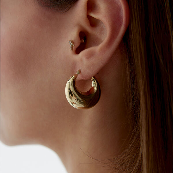 Cherry By Özkonak Altın Küpe