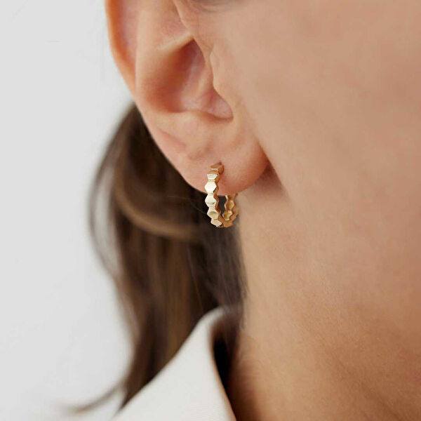 Cherry By Özkonak Altın Küpe