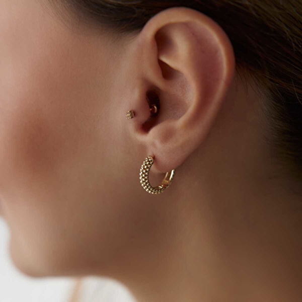 Cherry By Özkonak Altın Küpe