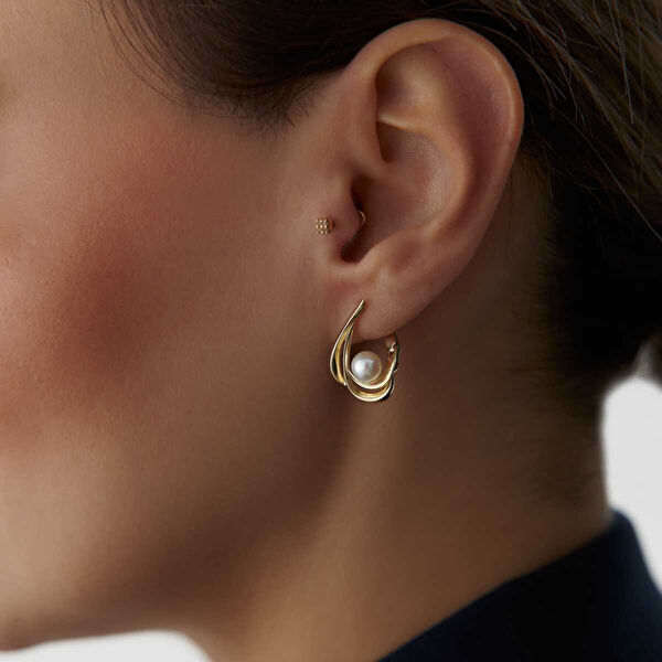 Cherry By Özkonak Altın Küpe