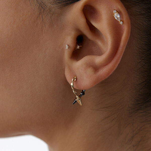 Cherry By Özkonak Altın Küpe