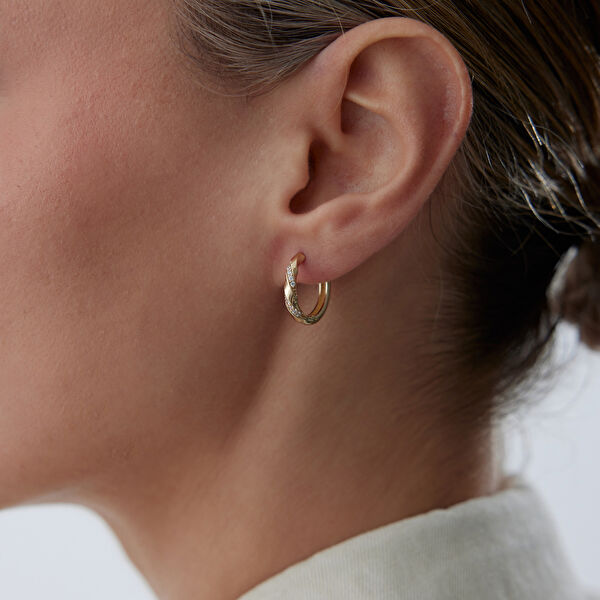 Cherry By Özkonak Altın Küpe