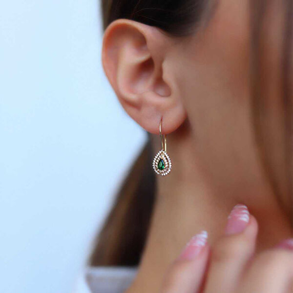 Cherry By Özkonak Altın Küpe