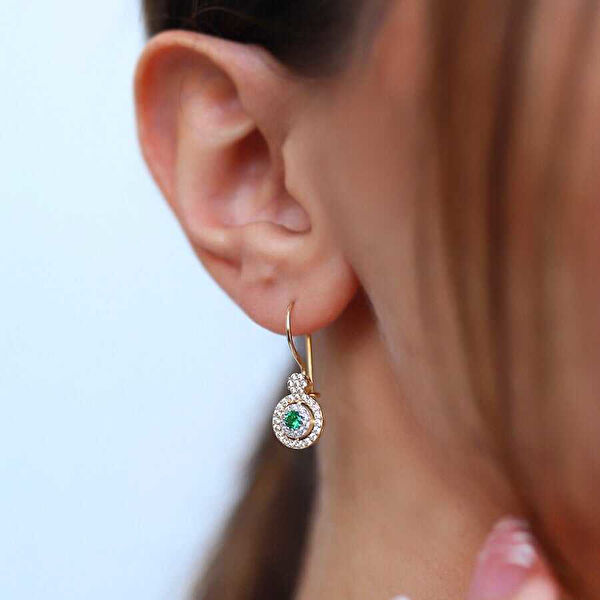 Cherry By Özkonak Altın Küpe