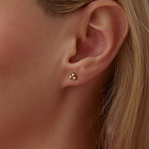 Cherry By Özkonak Altın Küpe