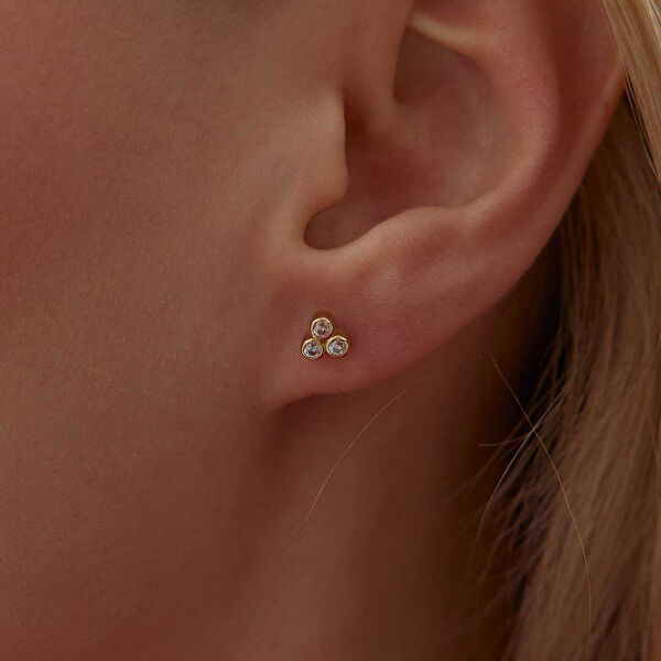 Cherry By Özkonak Altın Küpe