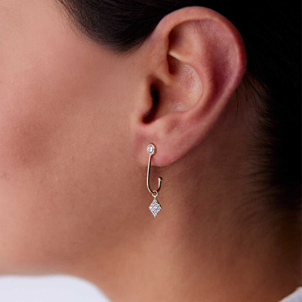 Cherry By Özkonak Altın Küpe