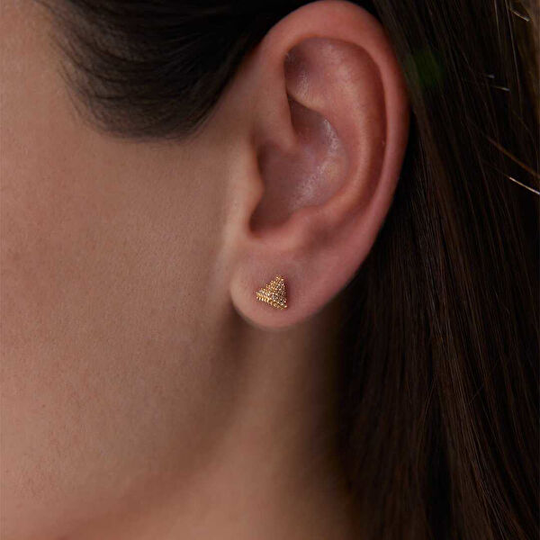 Cherry By Özkonak Altın Küpe