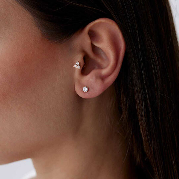 Cherry By Özkonak Altın Küpe