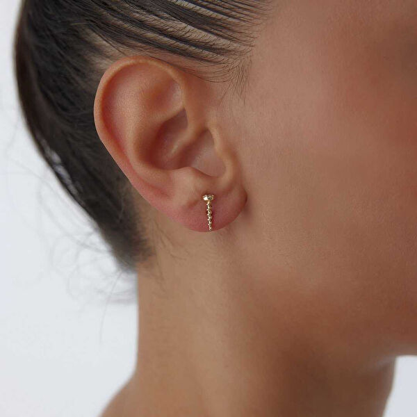 Cherry By Özkonak Altın Küpe