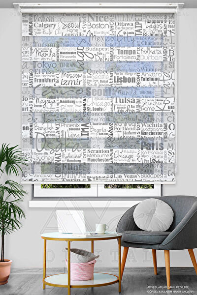 Avart Digital Zebra Perde