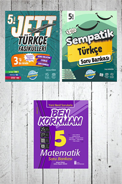 Ünlüler Karması Ders ve Yardımcı Kaynak Kitapları