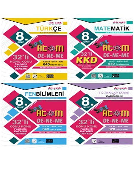 Artı Zeka Yayınları Ders ve Yardımcı Kaynak Kitapları