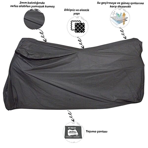 Vexo Motosiklet Branda ve Sele Örtüsü