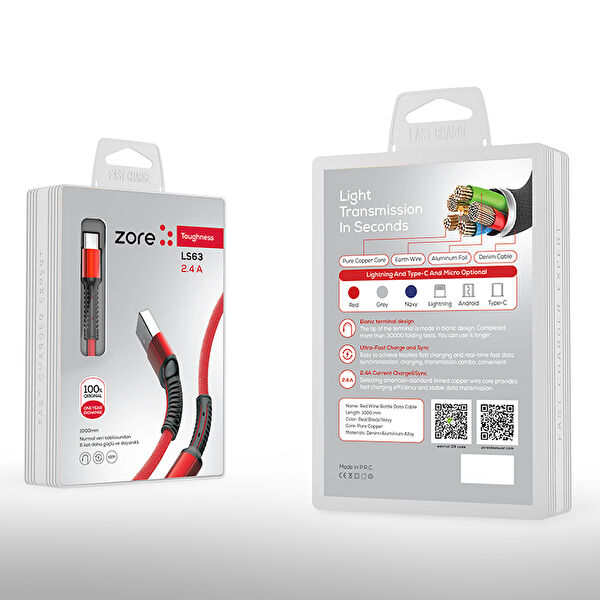 ZORE Şarj, Data Kablosu