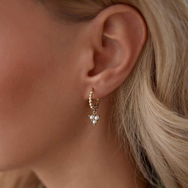 Cherry By Özkonak Altın Küpe