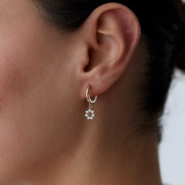 Cherry By Özkonak Altın Küpe