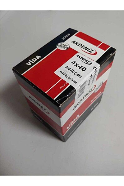 Akdeniz Vida, Çivi, Somun, Dübel