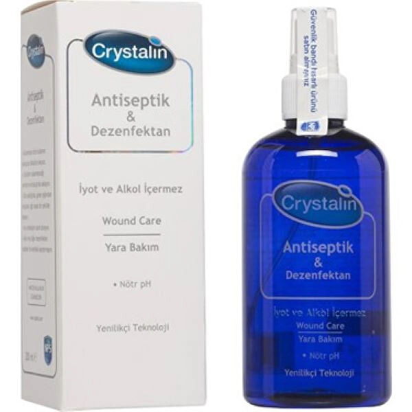 Crystalin Dezenfektan, Antiseptik