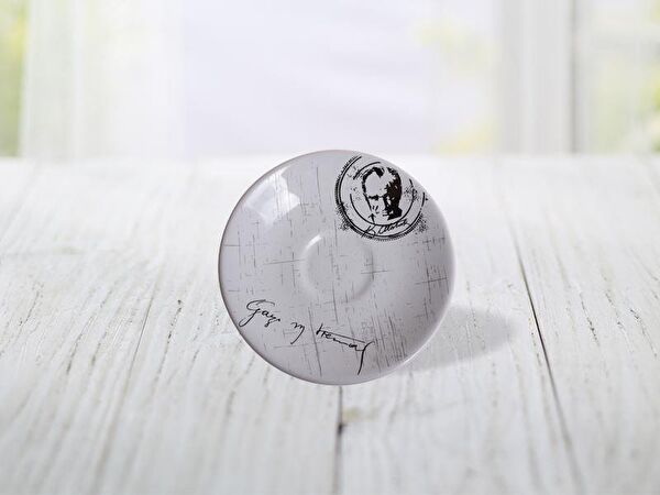 Keramika Çay Bardağı, Tabağı, Takımı