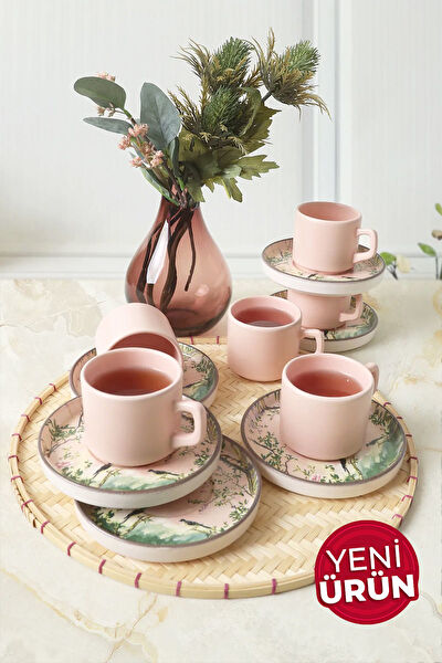 Keramika Çay Bardağı, Tabağı, Takımı