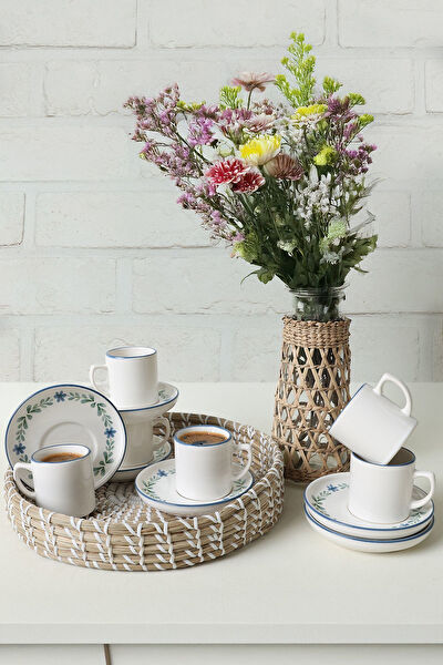 Keramika Çay Bardağı, Tabağı, Takımı