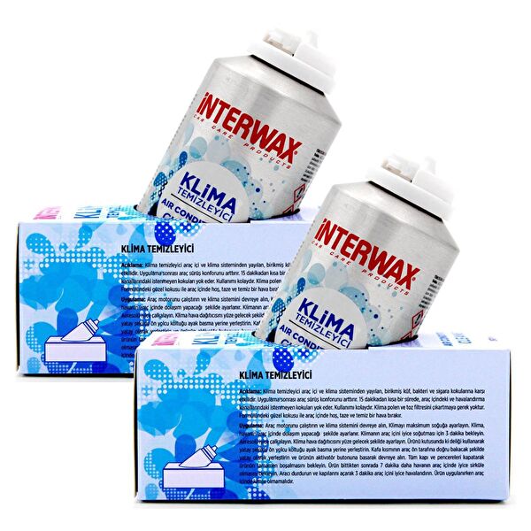 İnterwax Oto Klima Temizleyiciler