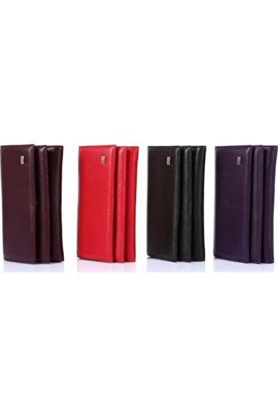 Karalı Deri Kadın Cüzdan
