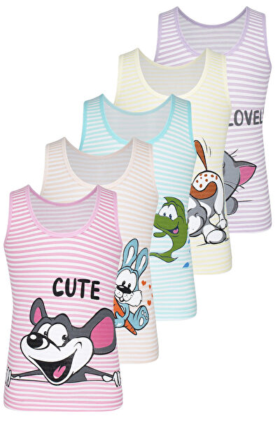 Biyokids Kız Çocuk Atlet, Fanila