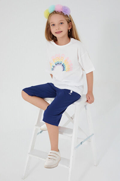 U.S. Polo Assn. Kız Çocuk Şort, Bermuda, Kapri