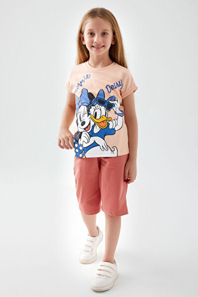 Minnie Mouse Kız Çocuk Şort, Bermuda, Kapri