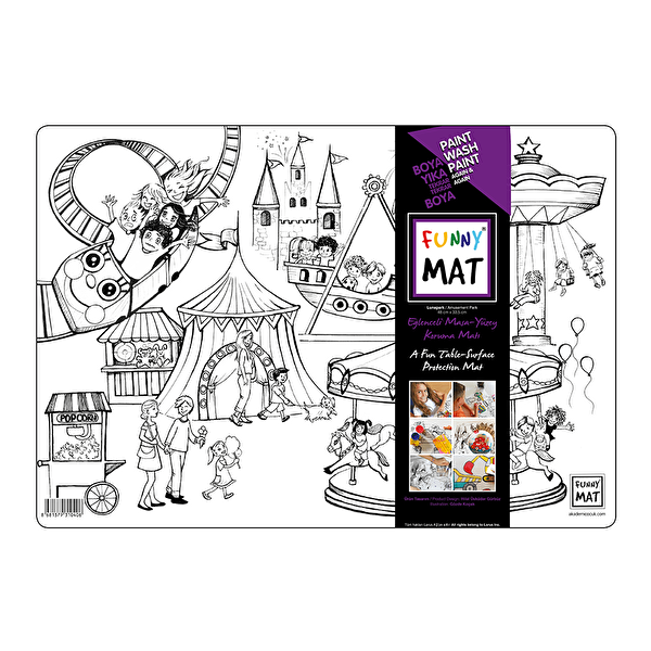 Akademi Çocuk - Funny Mat Yazı Tahtası