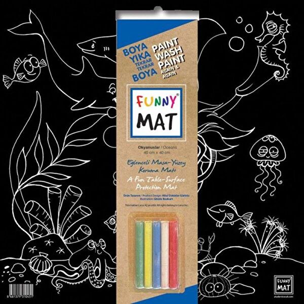 Akademi Çocuk - Funny Mat Tebeşir