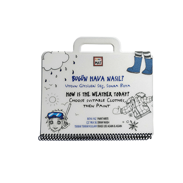 Akademi Çocuk - Funny Mat Yazı Tahtası