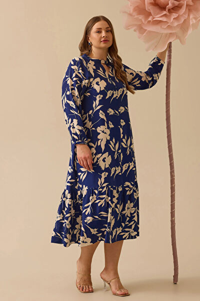 Gala-Xi Büyük Beden Günlük Elbise