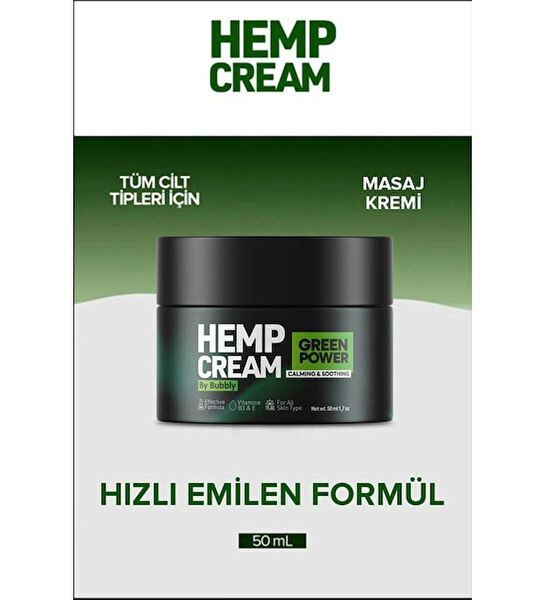 HempCream by bubbly Masaj Yağı