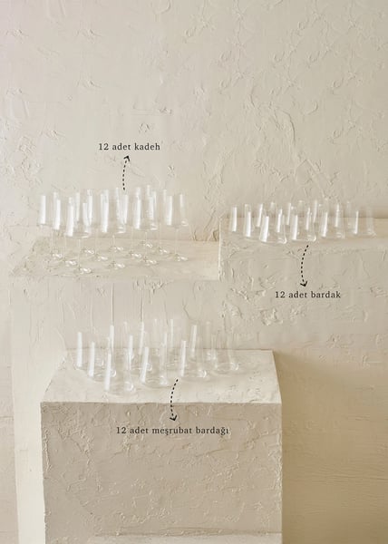 Bella Maison Su Bardağı, Su Takımları