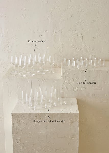 Bella Maison Su Bardağı, Su Takımları