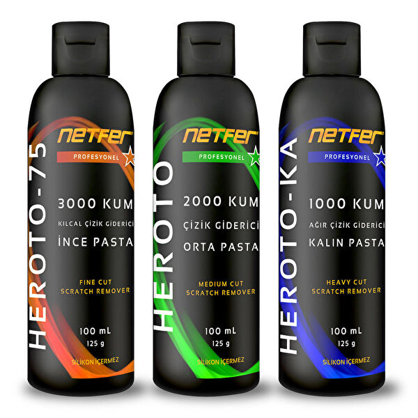 Netfer Oto Çizik Gidericiler