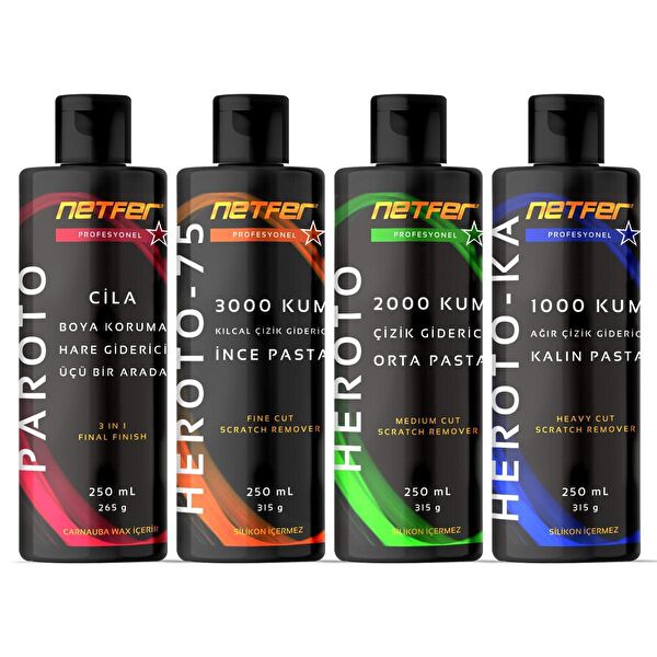 Netfer Oto Çizik Gidericiler