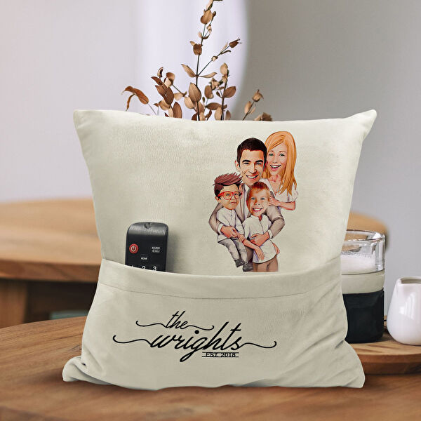 BK Gift Dekoratif Yastık, Kırlent, Kılıf