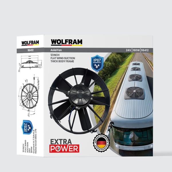 WOLFRAM Sanayi Tipi Fan