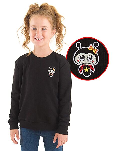 Denokids Kız Çocuk Sweatshirt